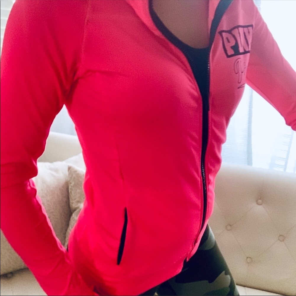BRIGHT PINK JACKET FROM VICTORIA SECRET